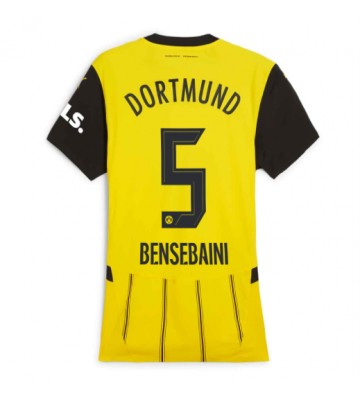 Borussia Dortmund Ramy Bensebaini #5 Hjemmebanetrøje Dame 2024-25 Kort ærmer